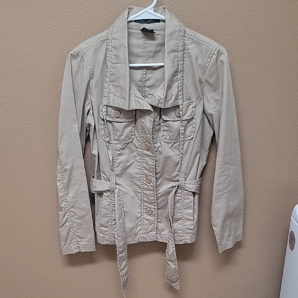 French Cuff Utility Jacket Lightweight Structured Design 🤎